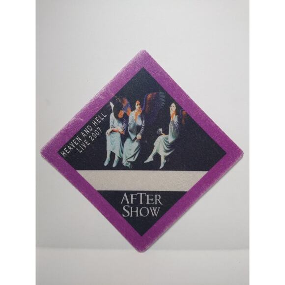 Heaven And Hell Black Sabbath Backstage Pass Original 2007 Hard Rock Heavy Metal - Picture 2 of 2